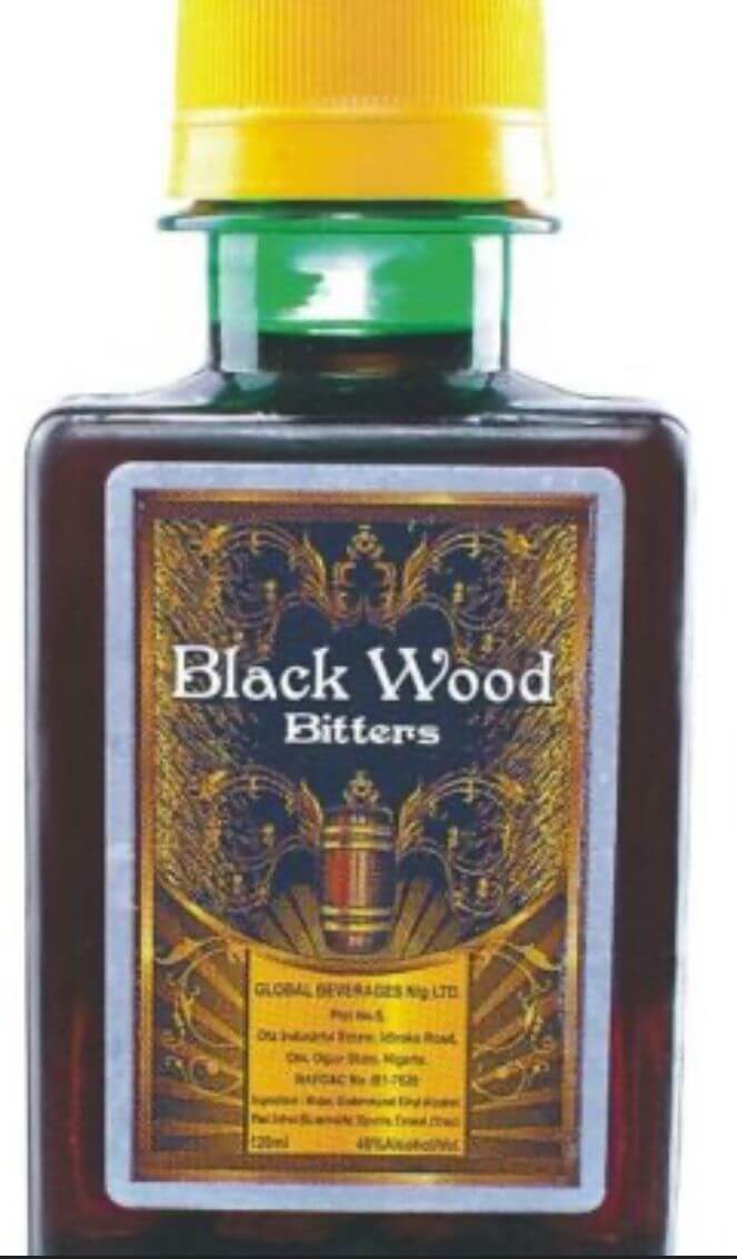 Black Wood Alcoholic Bitters 120ml