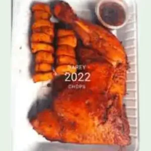 Grilled Chicken and Plantain with Pepper Sauce