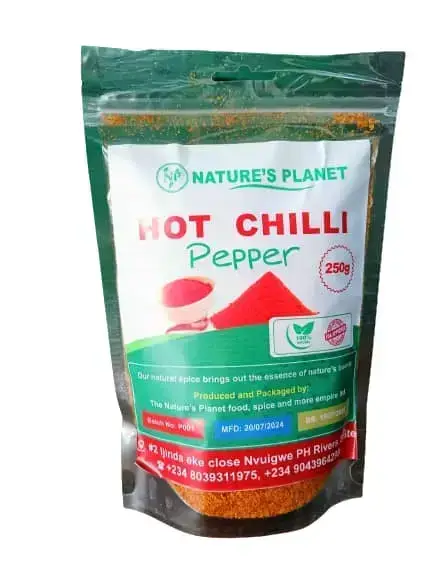 Nature's Planet Hot Chilli Pepper 250g