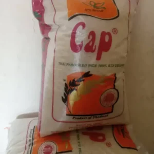 Cap Best Thai Parboiled Rice 100% Stx Deluxe 25kg