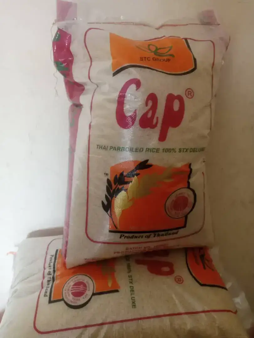 Cap Best Thai Parboiled Rice 100% Stx Deluxe 25kg